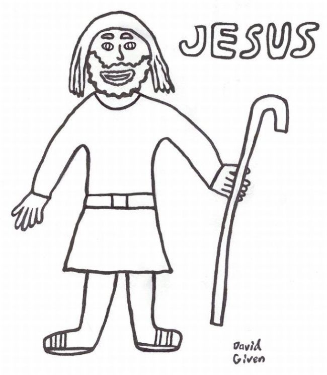 christian coloring page