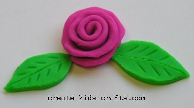 playdough rose